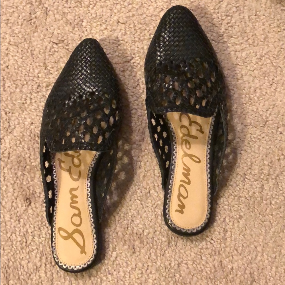 Cute black mules